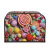 4 Slice Toaster Covers Bread Machine Cover Quilted Dustproof Fingerprint Protectors Small Washable Appliance Cover Candy Bread Maker Dust Protection Universal Size view 2