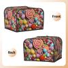 4 Slice Toaster Covers Bread Machine Cover Quilted Dustproof Fingerprint Protectors Small Washable Appliance Cover Candy Bread Maker Dust Protection Universal Size view 3
