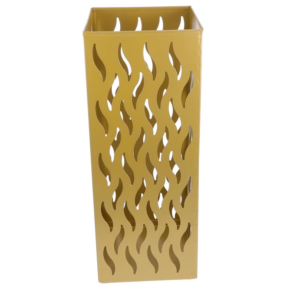 SOLUSTRE Metal Umbrella Stand Organizer Elegant for Entryway Lobby Generous Storage Space Ironwork Craftsmanship Non- Base for Stability