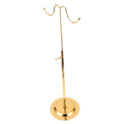 ABOOFAN Desktop Bag Display Stand Metal Rack for Purse Handbag Display Case Hooks
