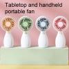 BMXCY Tabletop Handheld Portable Fan Rechargeable Portable Fan Multi-Purpose Portable Fan Silent Portable Fan view 3