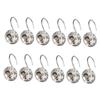 PRETYZOOM 12pcs Shower Curtain Hooks Stylish and Curtain Hangers for Easy Installation Wet Environments Resistant Design for view 1