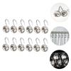 PRETYZOOM 12pcs Shower Curtain Hooks Stylish and Curtain Hangers for Easy Installation Wet Environments Resistant Design for view 4