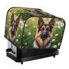 4 Slice Toaster Covers Bread Machine Cover Quilted Dustproof Fingerprint Protectors Small Washable Appliance Cover Cute Pet German Shepherd Dog Bread Maker Dust Protection Universal Size view 1