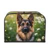 4 Slice Toaster Covers Bread Machine Cover Quilted Dustproof Fingerprint Protectors Small Washable Appliance Cover Cute Pet German Shepherd Dog Bread Maker Dust Protection Universal Size view 2