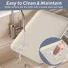 Flamorrow Dehumidifier Drip Pan for Home Dehumidifiers, Hard Plastic Dehumidifier Drain Tray Prevent Leaks, Waterproof Dehumidifiers Mat for Basement Bedroom Protect floor, Beige, 15.5"x10.5" view 4