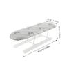 Mini Folding Sleeve Ironing Board for Home, Silver Compact Tabletop view 2