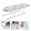Mini Folding Sleeve Ironing Board for Home, Silver Compact Tabletop view 3