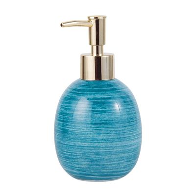 BHVLXGEQ Soap Dispensers Ceramic Simple Soap Dispenser with Pump,Refillable Liquid Countertop Hand Soap Dispenser for Bathroom Kitchen, Etc. 11.6Oz Soap Dispenser Pump B
