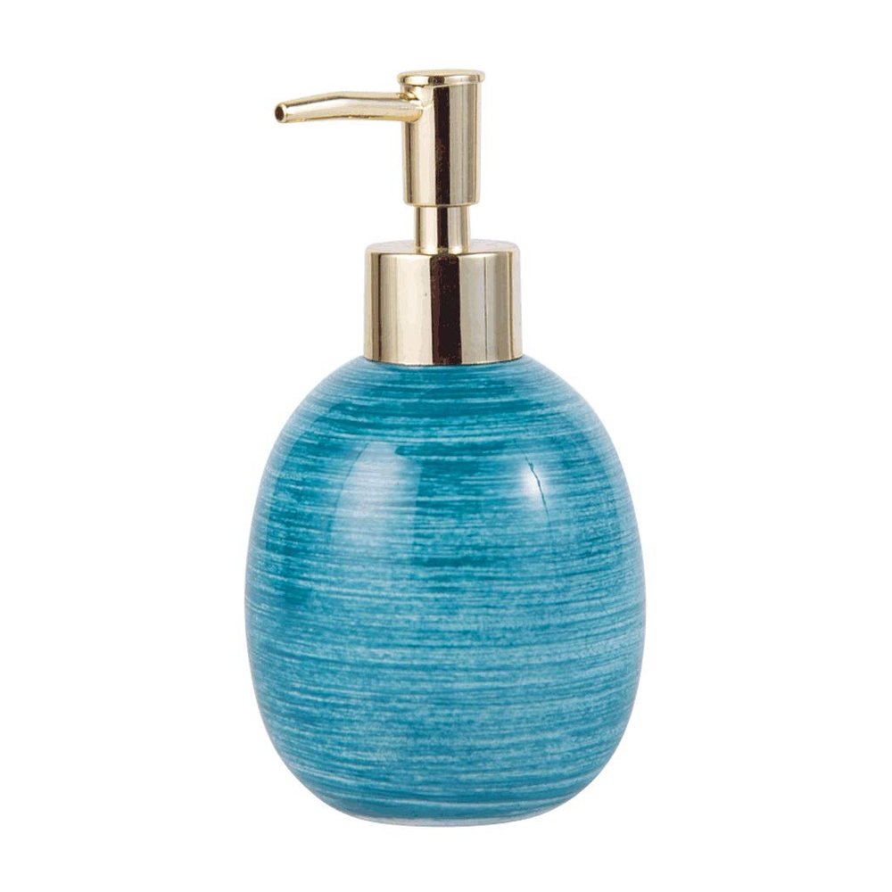 BHVLXGEQ Soap Dispensers Ceramic Simple Soap Dispenser with Pump,Refillable Liquid Countertop Hand Soap Dispenser for Bathroom Kitchen, Etc. 11.6Oz Soap Dispenser Pump B