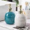BHVLXGEQ Soap Dispensers Ceramic Simple Soap Dispenser with Pump,Refillable Liquid Countertop Hand Soap Dispenser for Bathroom Kitchen, Etc. 11.6Oz Soap Dispenser Pump B view 4