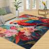 2x3 Macaw Rug - Parrot Doormat Outdoor Entrance, Tropical Avian Laundry Room Carpet Non Slip Accent Throw Rugs for Bathroom Kitchen Sink Front Door view 2