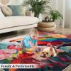 2x3 Macaw Rug - Parrot Doormat Outdoor Entrance, Tropical Avian Laundry Room Carpet Non Slip Accent Throw Rugs for Bathroom Kitchen Sink Front Door view 4