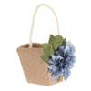 LIFKOME Portable Flower Girl Basket Handle Rustic Design for Weddings and Celebrations for Storing Flowers Petals and More view 1
