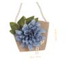 LIFKOME Portable Flower Girl Basket Handle Rustic Design for Weddings and Celebrations for Storing Flowers Petals and More view 2