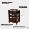 1 2 3 4 Tier Heavy Duty Audio Component Rack Audio-Video Media Stand HiFi Amplifier Rack Multi-Function Open Storage Shelf(White,1 Tier) view 3