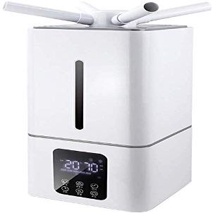 CUTPOIY Cool Mist Humidifiers, 13L Air Humidifiers for Home Bedroom, Ultrasonic Humidifiers with Whisper-Quiet, Auto Shut-Off and Easy to Clean, Supermarket Fruit and Vegetable Preserv
