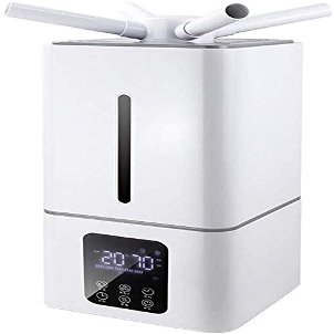 CUTPOIY Cool Mist Humidifiers, 13L Air Humidifiers for Home Bedroom, Ultrasonic Humidifiers with Whisper-Quiet, Auto Shut-Off and Easy to Clean, Supermarket Fruit and Vegetable Preserv