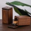 YNWDBY Toothpick Holder Wooden Toothpick Box Household Toothpick Holder, Living Room Entrance Table Ornaments, Portable Toothpick Jar Tooth Pick Dispensers view 4