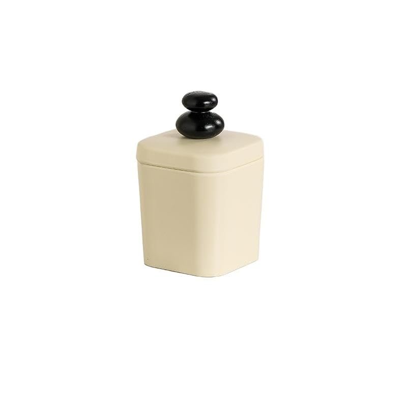 YNWDBY Toothpick Holder Cotton Swab Storage Box Household Dental Floss Toothpick Holder Jar Tooth Pick Dispensers(1)