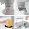 200W Electric Commercial Vegetable Dicer, 3 in 1 Slicer Machine, Potato Grater with Dicing Molds Blades, DC Motor, Strong Power view 4