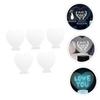 ARTIBETTER 5pcs Heart-shaped Acrylic Light Plate Transparent Led Lamp for Diy Decoration Durable and Wear-resistant Material for Valentine Day and Craft Projects view 4