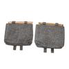 Parliky 2pcs Hanging Storage Organizer Cotton Linen Navy Style Wall Mounted view 3