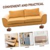 Alipis 4pcs Heavy Duty Bed Furniture Risers for Legs, Brown view 2