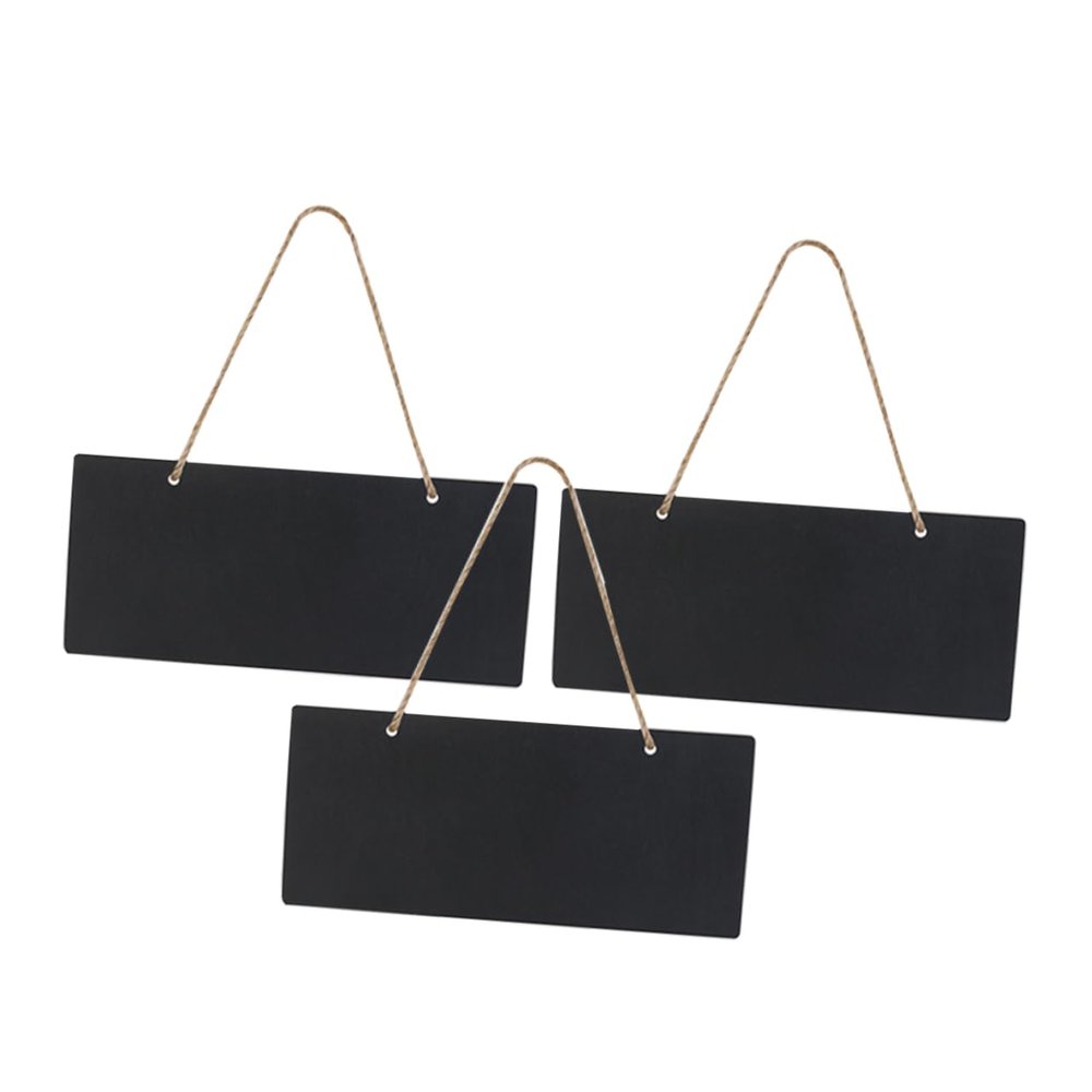 GRIRIW 1set Wooden Message Board Mini Chalkboard Sign Door Sign Engaged Vacant Flower Store Supply
