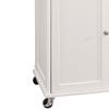 Natural and White 2 Door Kitchen Cart with 2 Drawers view 3