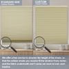 Sulugood Cordless Blackout Cellular Shades, Thermal Insulated Cordless Cellular Blinds for Windows, Easy to Install, Room Darkening Honeycomb Shades for Windows, Home, Door, Beige,35.5" W x 36" H view 3