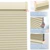 Sulugood Cordless Blackout Cellular Shades, Thermal Insulated Cordless Cellular Blinds for Windows, Easy to Install, Room Darkening Honeycomb Shades for Windows, Home, Door, Beige,35.5" W x 36" H view 4