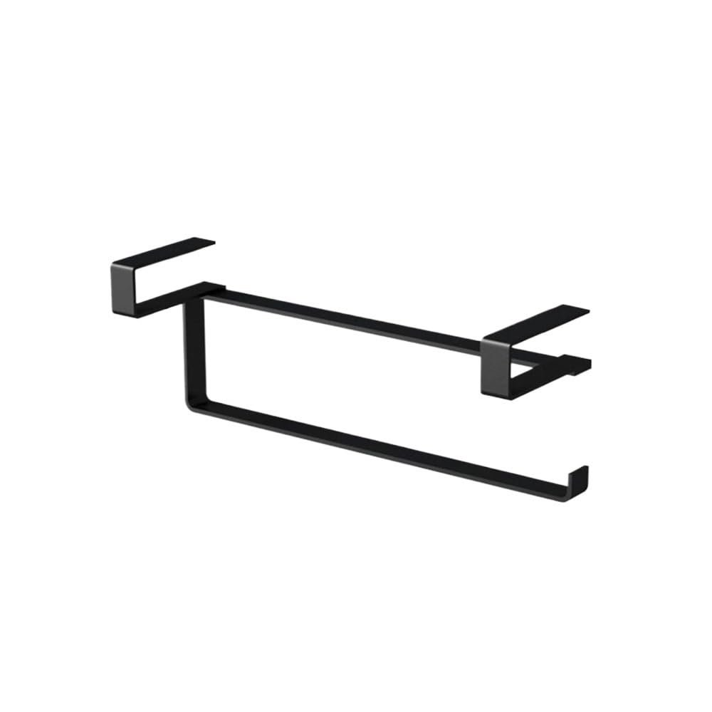LIAN16PENG Kitchen Roll Holder Kitchen Roll Holder Under Cabinet, Kitchen Wall Mounted Paper Towel Rack, Kitchen Towel Holders for Bathroom Kitchen Paper Towel Holders(Black)