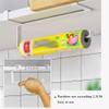 LIAN16PENG Kitchen Roll Holder Kitchen Roll Holder Under Cabinet, Kitchen Wall Mounted Paper Towel Rack, Kitchen Towel Holders for Bathroom Kitchen Paper Towel Holders(Black) view 4