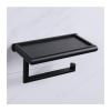 A1DFDFGOQSFG Paper Towel Holder 1PC European Style Brass Black Antique Silver Paper Towel Holder Creative Mobile Phone Paper Holder Toilet Paper Towel Holder Kitchen Roll Holder (Color : B) (C) view 1