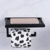 A1DFDFGOQSFG Paper Towel Holder 1PC European Style Brass Black Antique Silver Paper Towel Holder Creative Mobile Phone Paper Holder Toilet Paper Towel Holder Kitchen Roll Holder (Color : B) (C) view 2