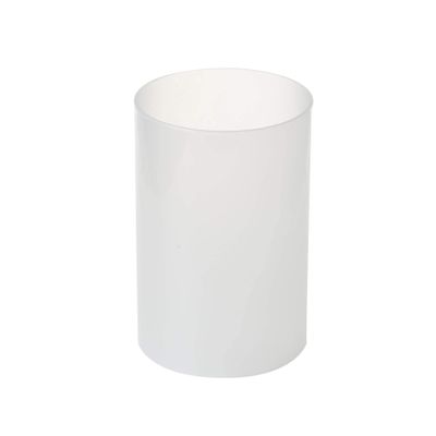 AK Lighting Frosted Glass Hurricane Candle Holders, Chimney Tube, Frosted Glass Cylinder Open Both Ends, Open Ended Hurricane Diameter 4", Height 14"