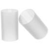 AK Lighting Frosted Glass Hurricane Candle Holders, Chimney Tube, Frosted Glass Cylinder Open Both Ends, Open Ended Hurricane Diameter 4", Height 14" view 2