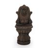 36.25" High Fountain, Weather Resistant Floor Fountain with Light, Antique Brown view 4