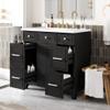 36" Bathroom Vanity Cabinet with Sink Top Combo Set, Black,Single Sink,Shaker Cabinet with Soft Closing Door and 3 Drawers view 1