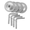 Hemobllo 20pcs Fan Base Screw Iron Pedestal Support for Floor Fans Chassis Screws for Easy Installation Stable and Versatile view 2