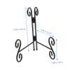 ABOOFAN Plaque Holder Display Stand Multi-functional Iron Showing Racks Dish Display Rack for Kitchen view 2