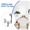 ABOOFAN Plaque Holder Display Stand Multi-functional Iron Showing Racks Dish Display Rack for Kitchen view 3