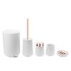 AFPSDLFJDLS Bathroom Toiletry Kit Brushing Cup Toilet Brush Trash Can Dispenser Lotion Bottle(D) view 1
