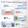 SIMOE 12000BTU Mini Split AC/Heating System -Ductless Inverter Mini Split Air Conditioner and Heater with 1 Ton Heat Pump, Cools Up to 750 Sq. Ft Energy Efficient, 208-230V 17 SEER2 Wall-mounted AC view 3