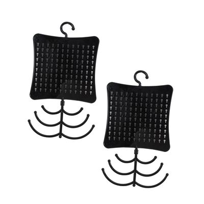 Healeved 2pcs Jewelry Holder Wall Stand Multipurpose Jewelry Organizer Display Rack Decorative Material Rack Holder