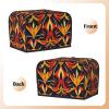2 slice Toaster Cover, fire dancer Print Bread Machine Covers with Pockets for Kitchen Counter 11.4''x7.9''x7.5'' view 3