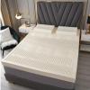 100% Natural Latex Mattress, Organic Latex Mattress Cover Thick Soft Mattress Topper Portable Relieves Pressure, Honeycomb Pore Ventilation,Full,54"75"3" view 2