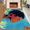 2x3 African American Women Rug - Modern African Doormat Outdoor Entrance, African Woman Laundry Room Carpet Non Slip Accent Throw Rugs for Bathroom Kitchen Sink Front Door view 1