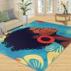 2x3 African American Women Rug - Modern African Doormat Outdoor Entrance, African Woman Laundry Room Carpet Non Slip Accent Throw Rugs for Bathroom Kitchen Sink Front Door view 2